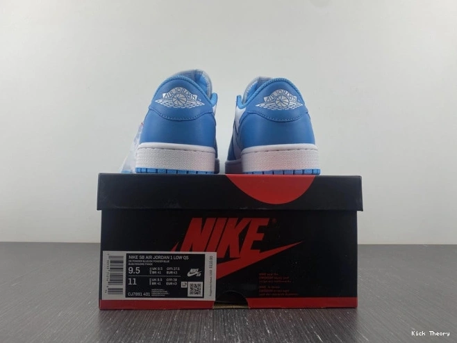 Kicktheory UNC Nike Low SB Air x CJ7891-401 Jordan 1 0707